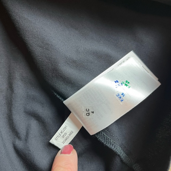 J. Crew NWT Strapless colorblock mixy dress- Natural/Black - Midi - M - Picture 14 of 15